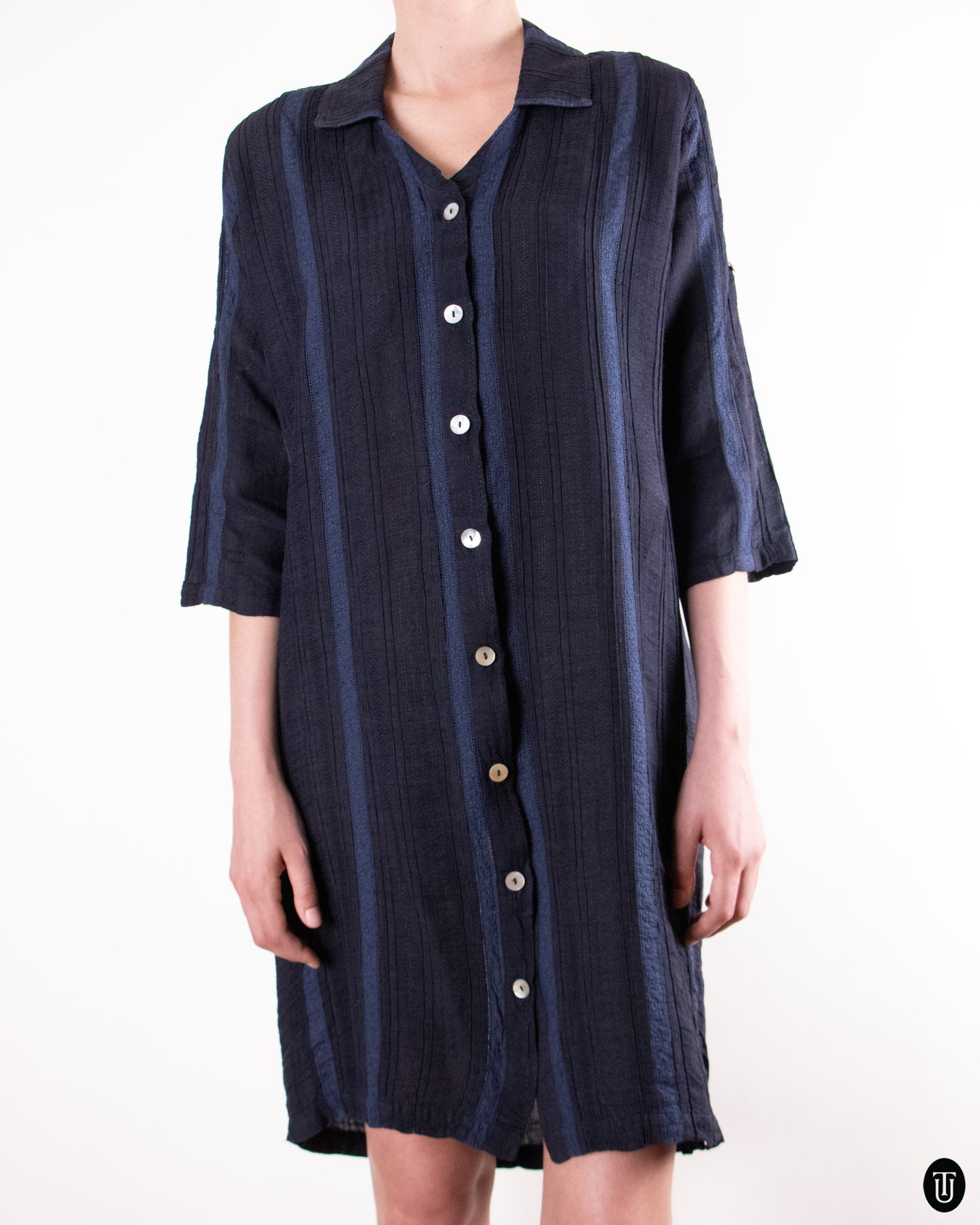 60's Linen Coat M