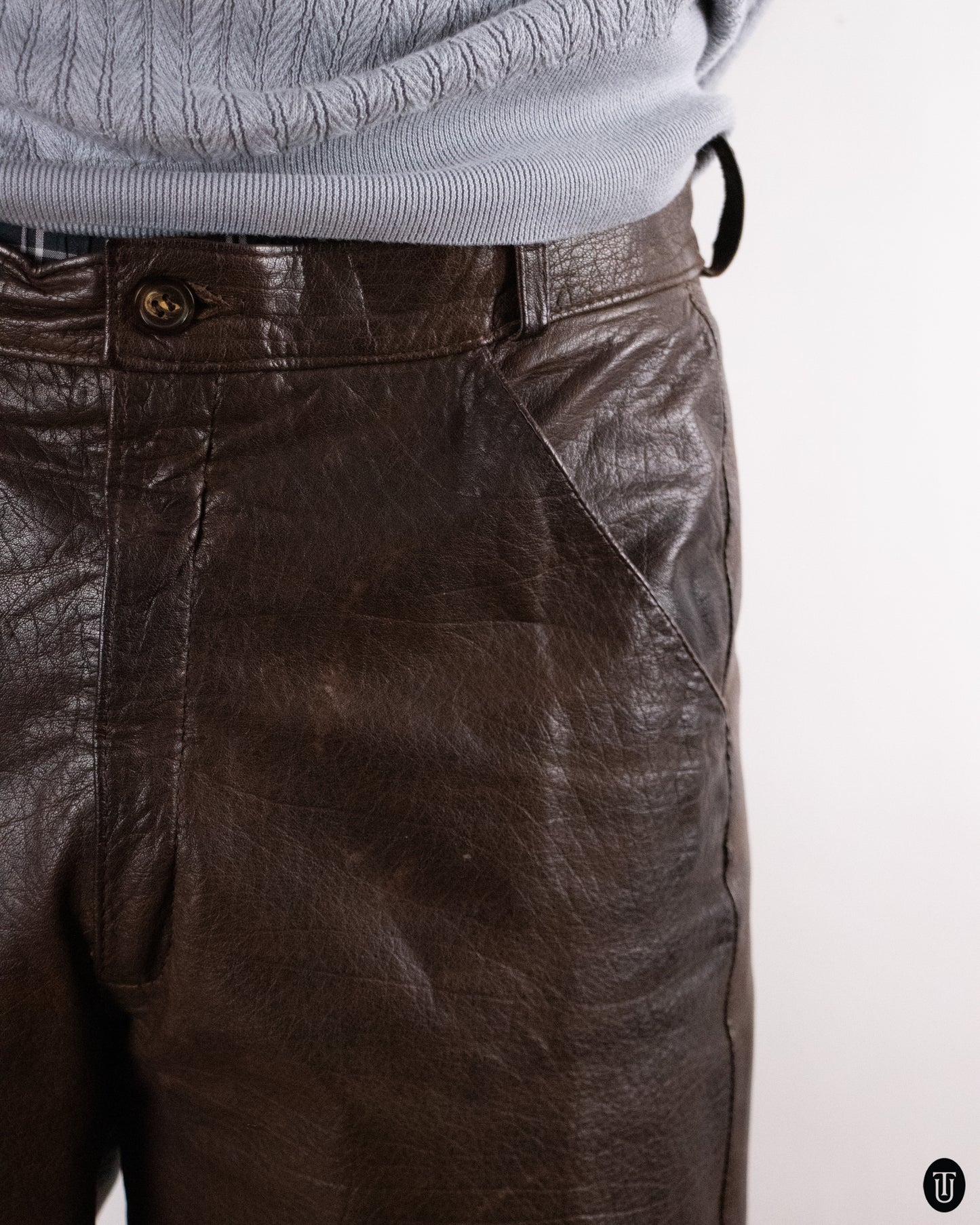 80's Stig P Leather Pants S