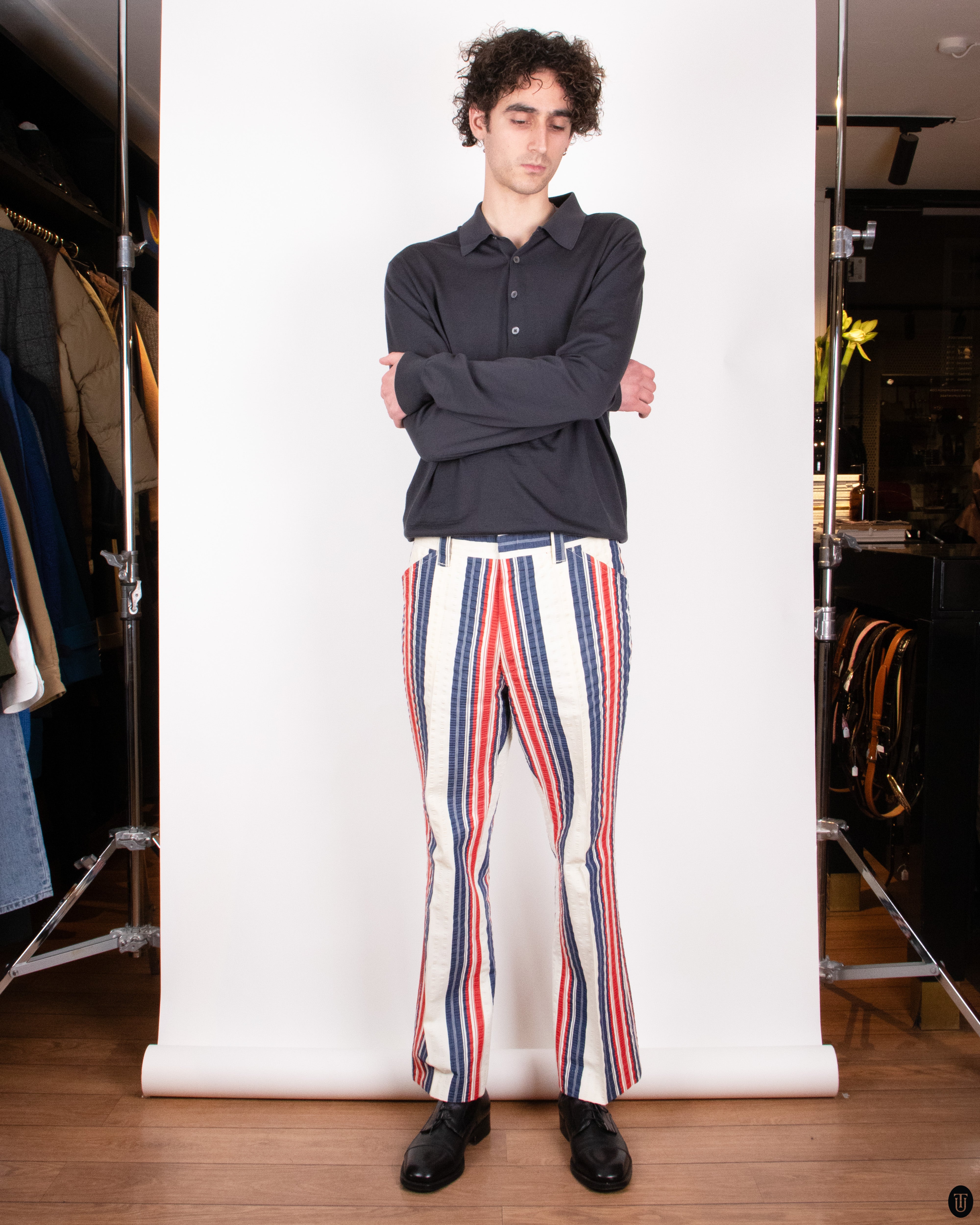 パンツ 70s striped flare slacks $_57.JPG?set_id=8800005007