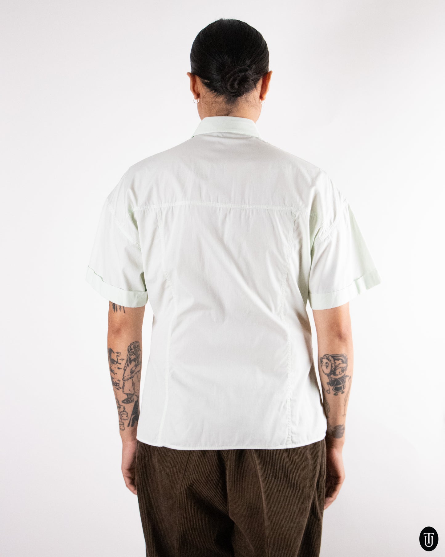 90's Versus by Versace Cotton Button up T-Shirt M