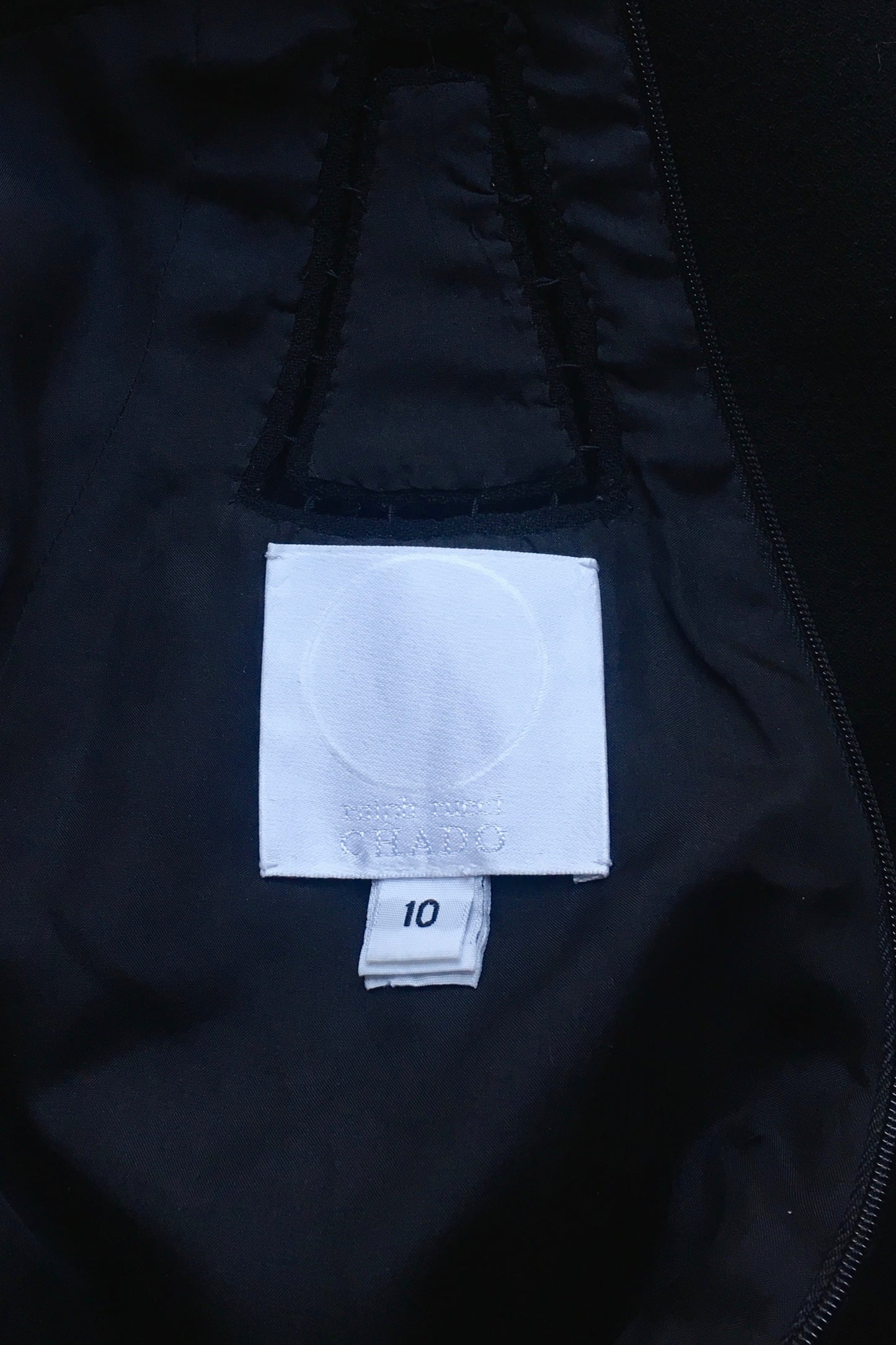 00's Chado Ralph Rucci Wool Dress XS