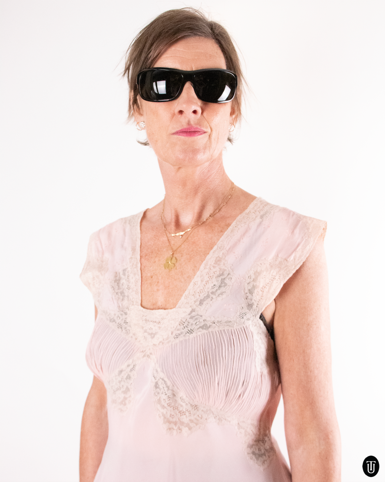 1930's Italian Silk Night Gown S