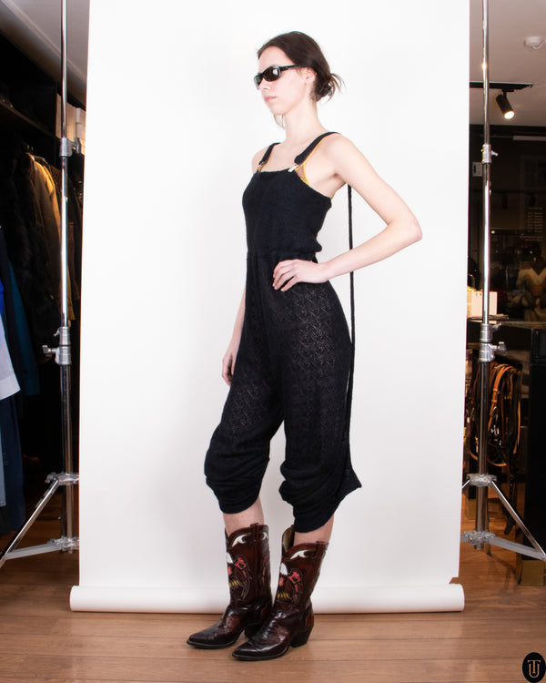 90's Yohji Yamamoto Wool Playsuit S