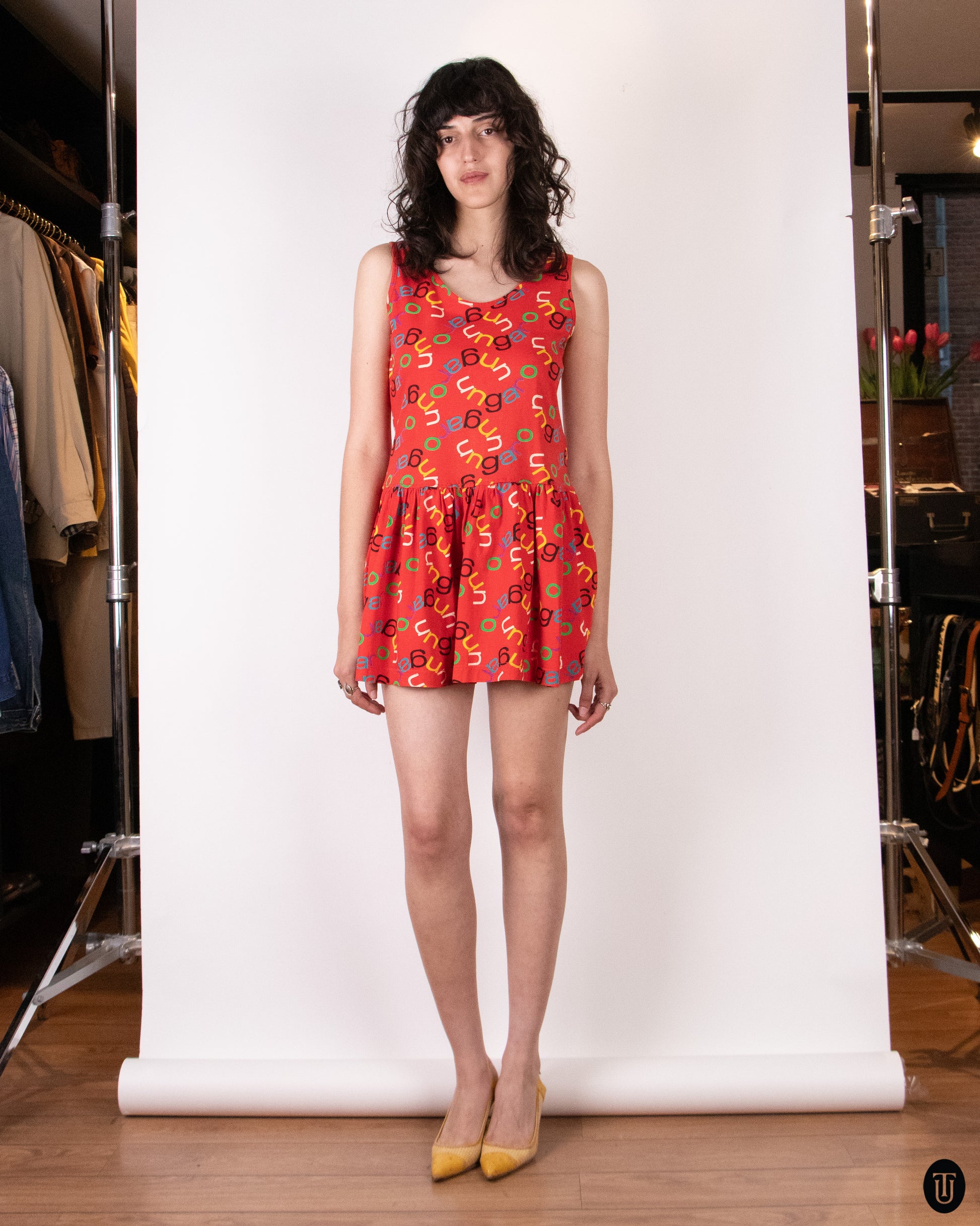 80's Ungaro Skater Dress M – Time's Up Vintage