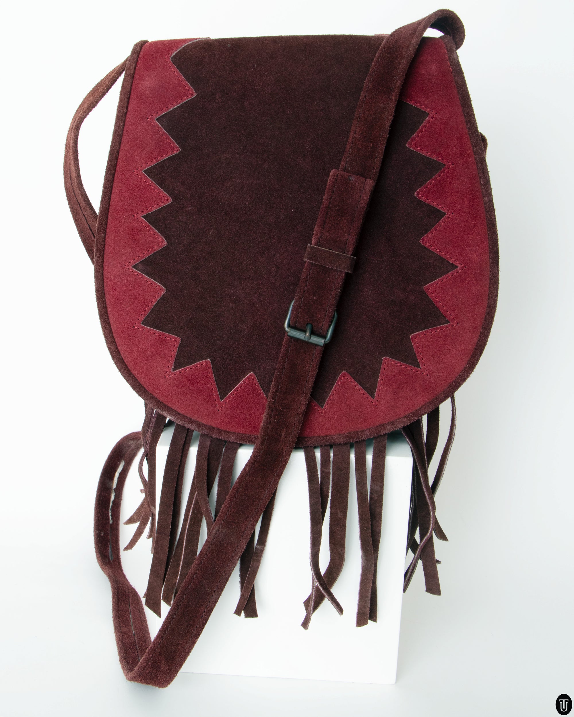 70s Yves Saint Laurent Suede Handbag