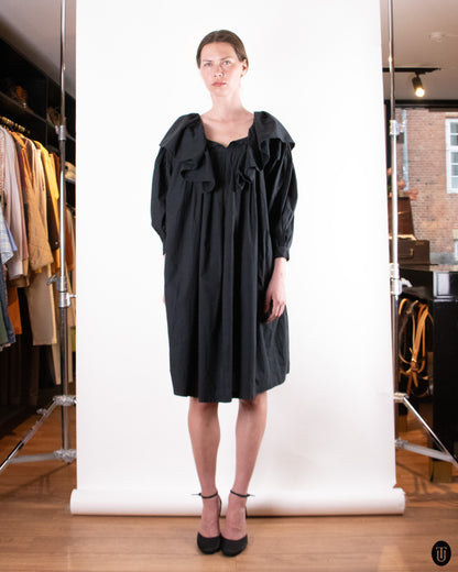 00's Comme Des Garçons Ruffled Boxy Dress M