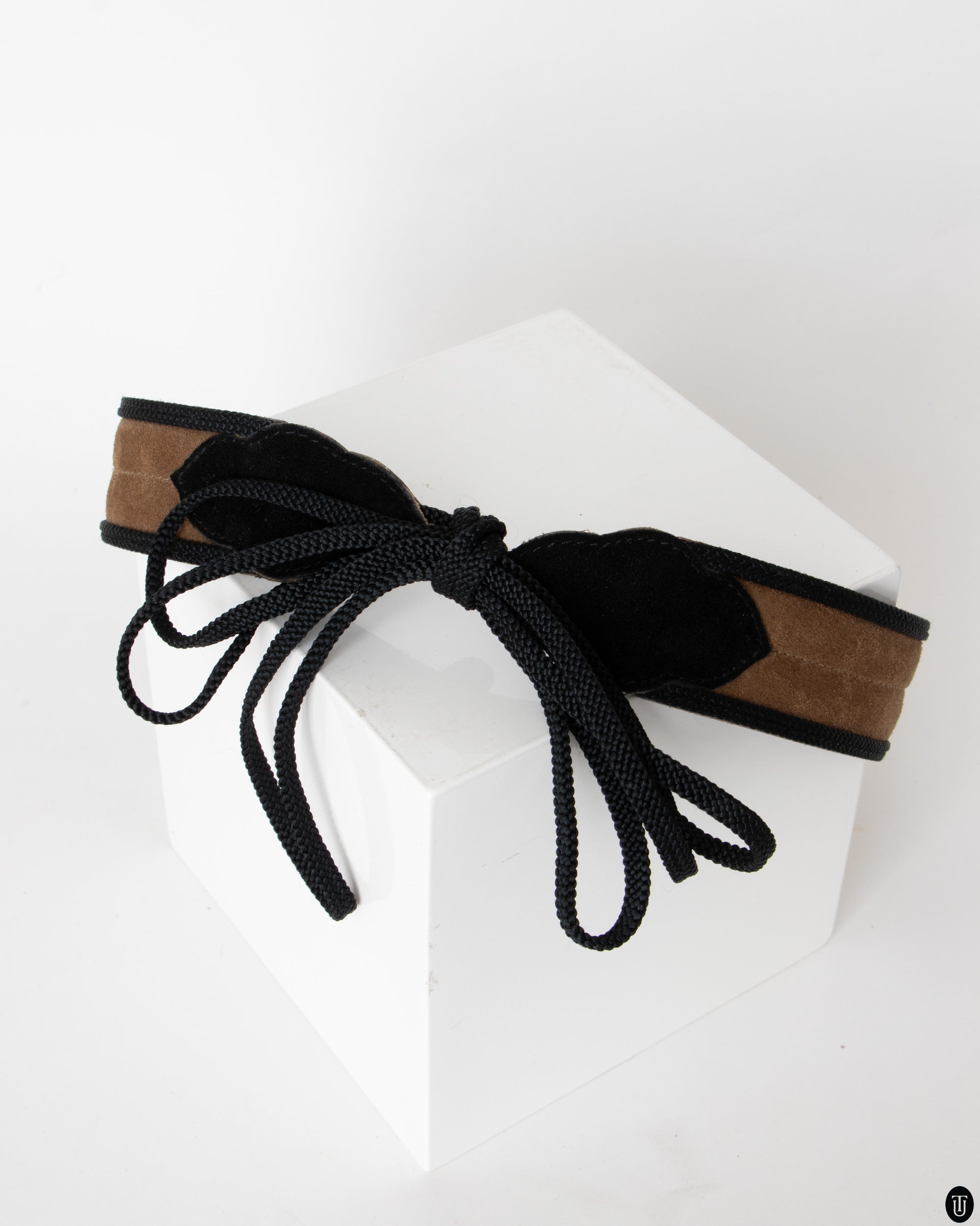 70s Yves Saint Laurent Suede Belt S