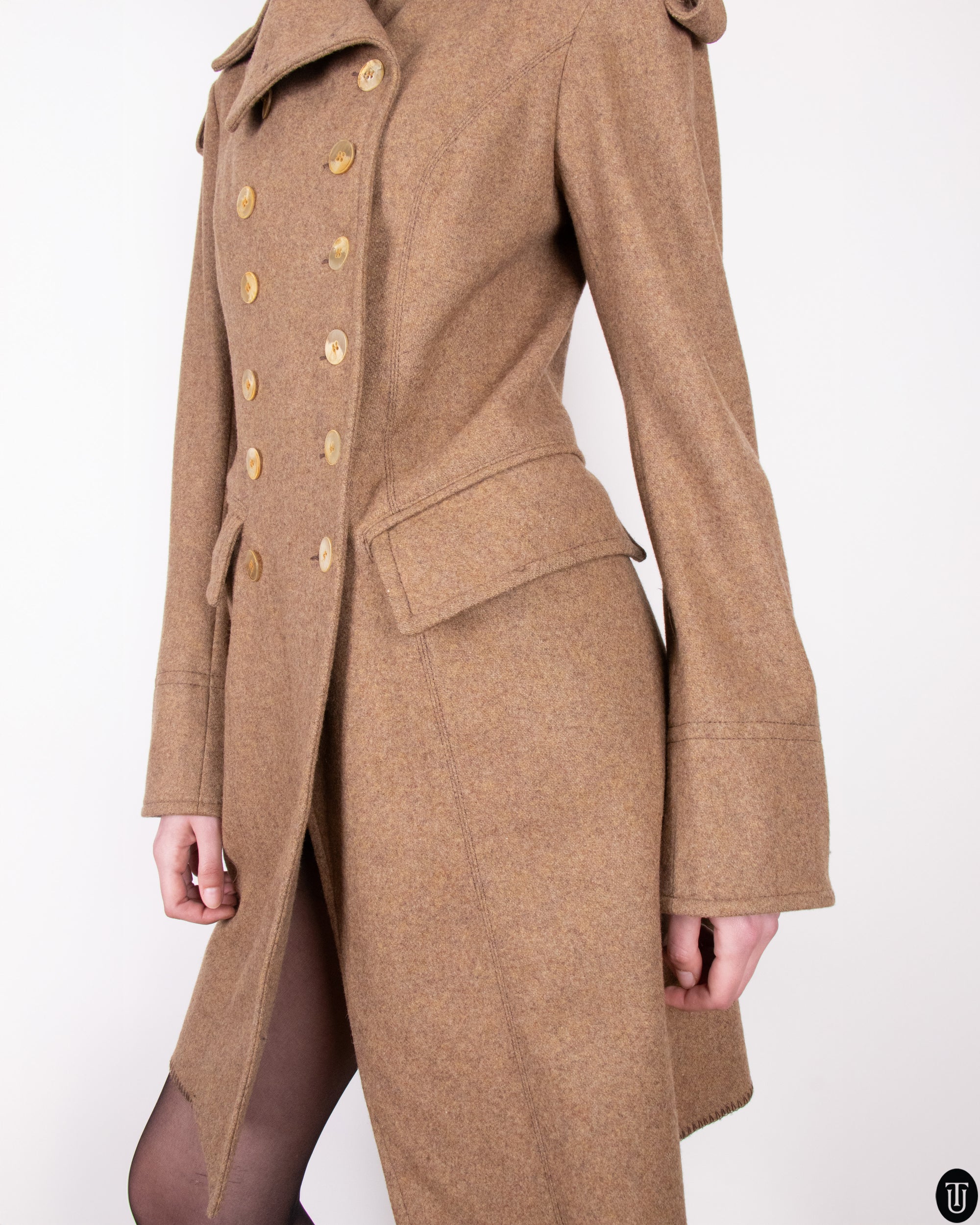 00s Plein Sud Jeans Wool Coat M
