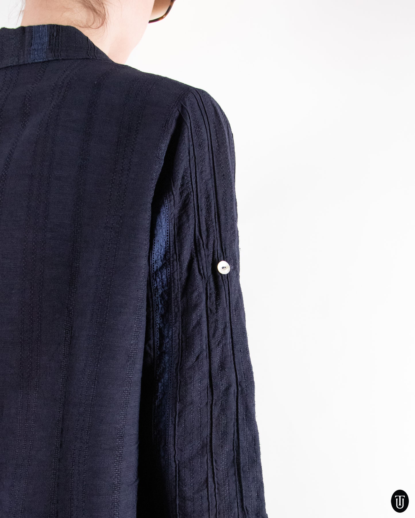 60's Linen Coat M