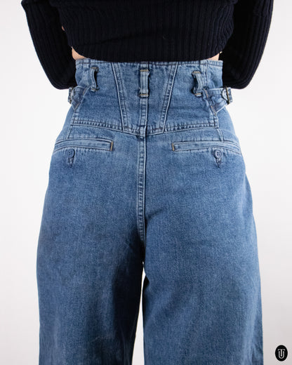 90's Ultra-High-Rise Girbaud Jeans S