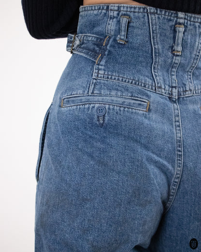 90's Ultra-High-Rise Girbaud Jeans S