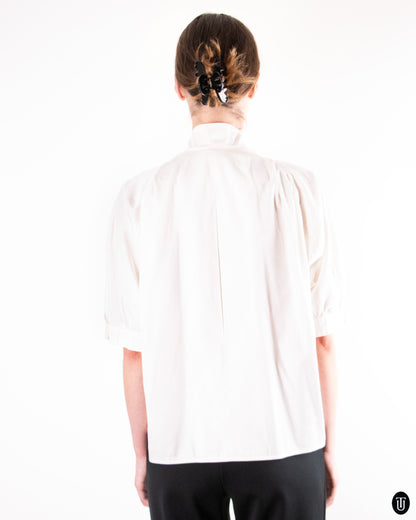 80's Max Mara Classic Cotton Blouse M