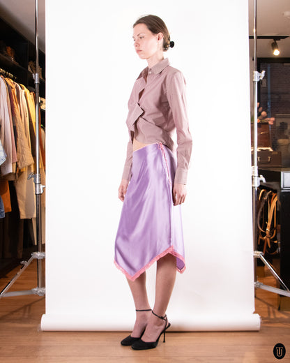 00's Max & Co "Trends" Asymmetric Skirt L