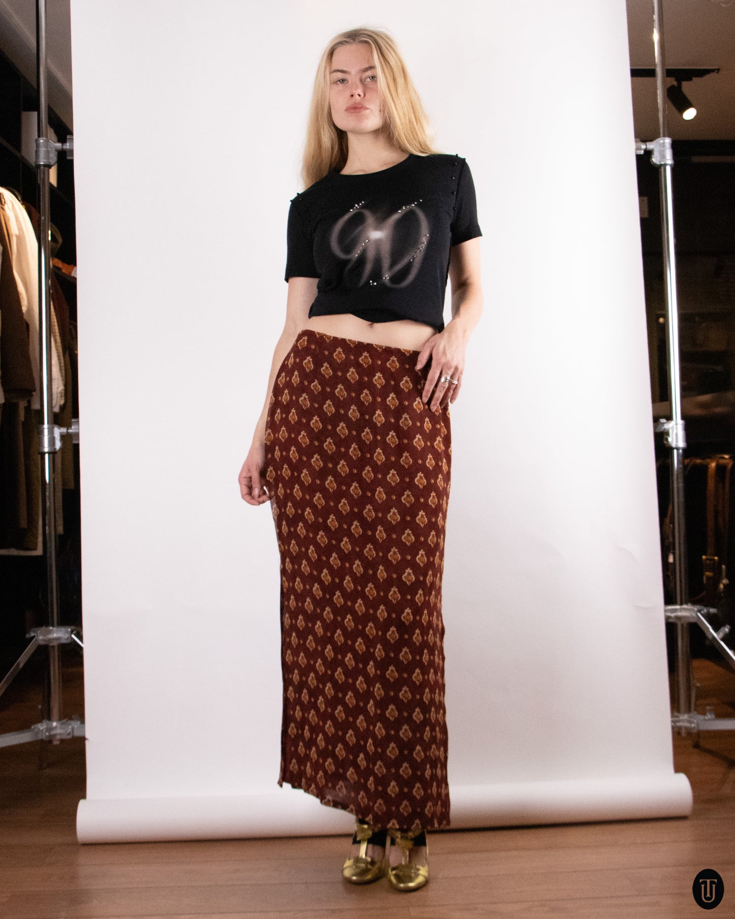 90's Dolce & Gabbana Maxi Skirt M
