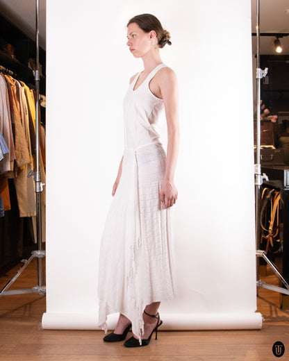 00's Jean Paul Gaultier "Remix" Cotton Maxi Dress S
