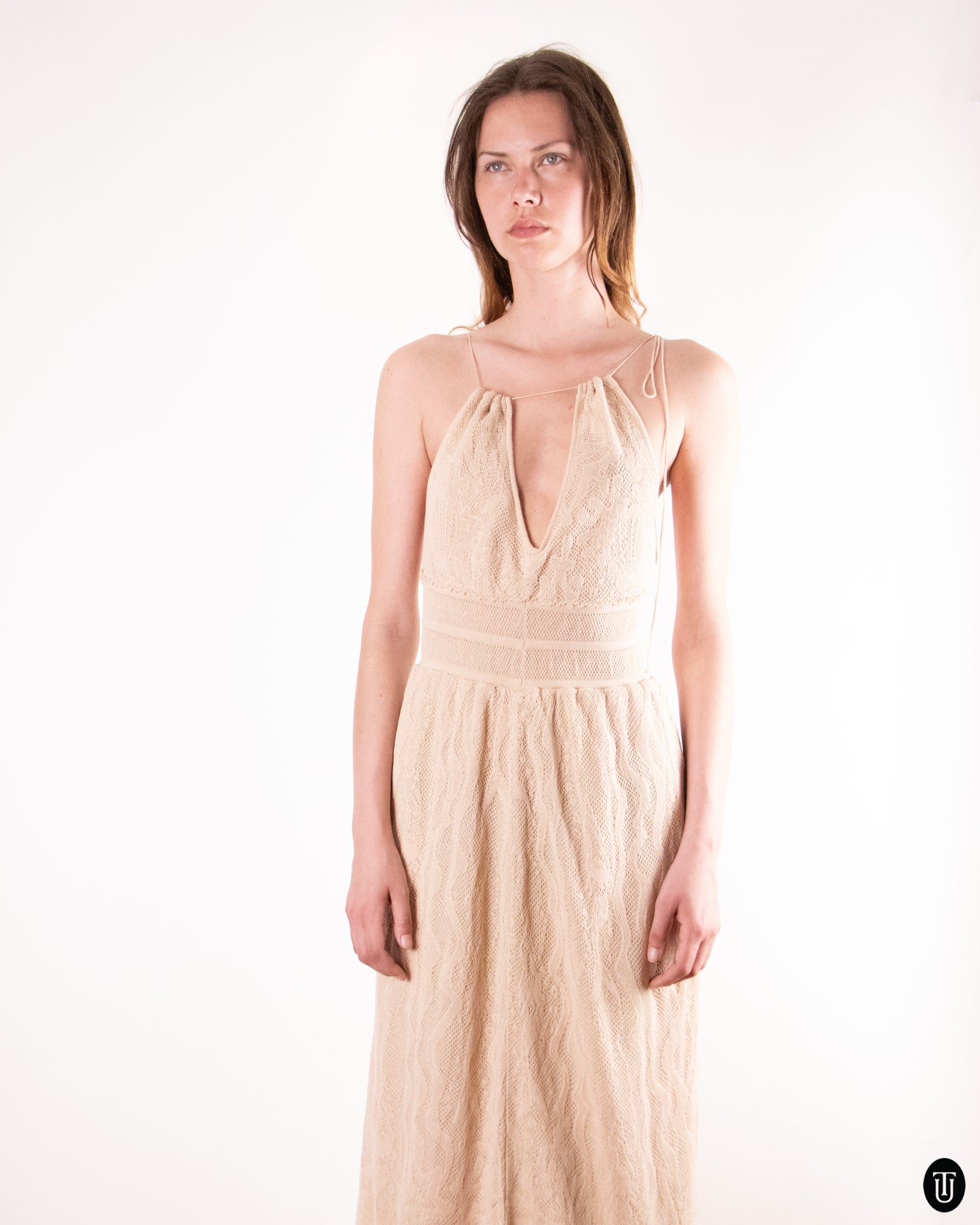 00's Missoni Knit Halter Dress M