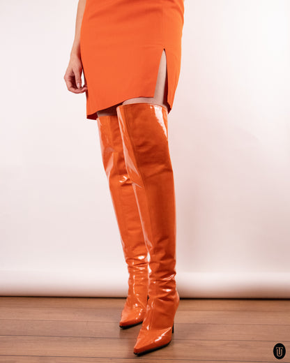 90's Claude Montana Orange Ensemble M