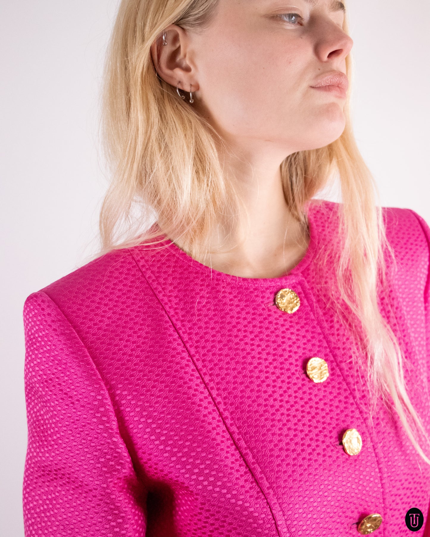 80's Yves Saint Laurent Cotton Silk Ensemble M