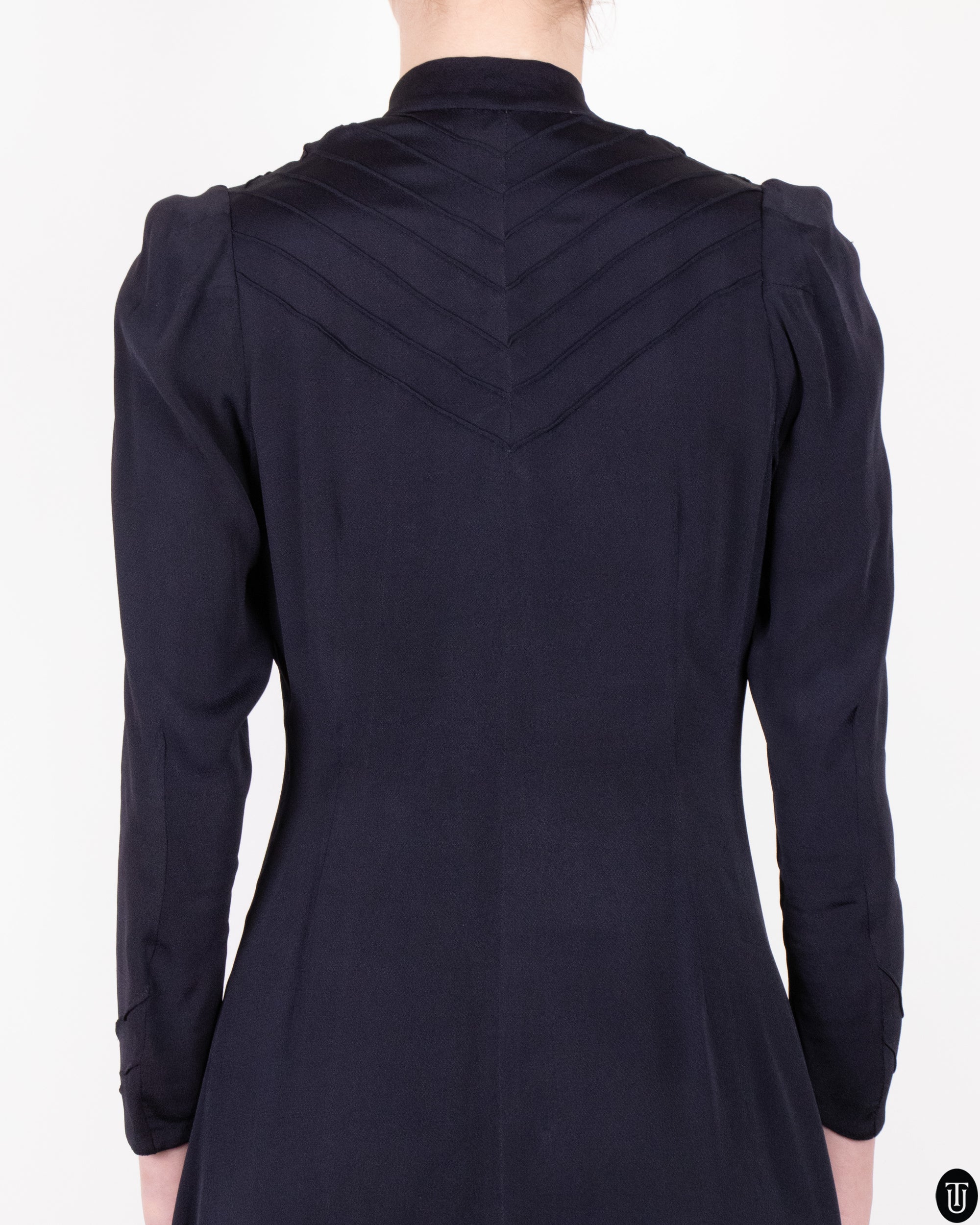 1930's Tromp L'oeil Dress XS