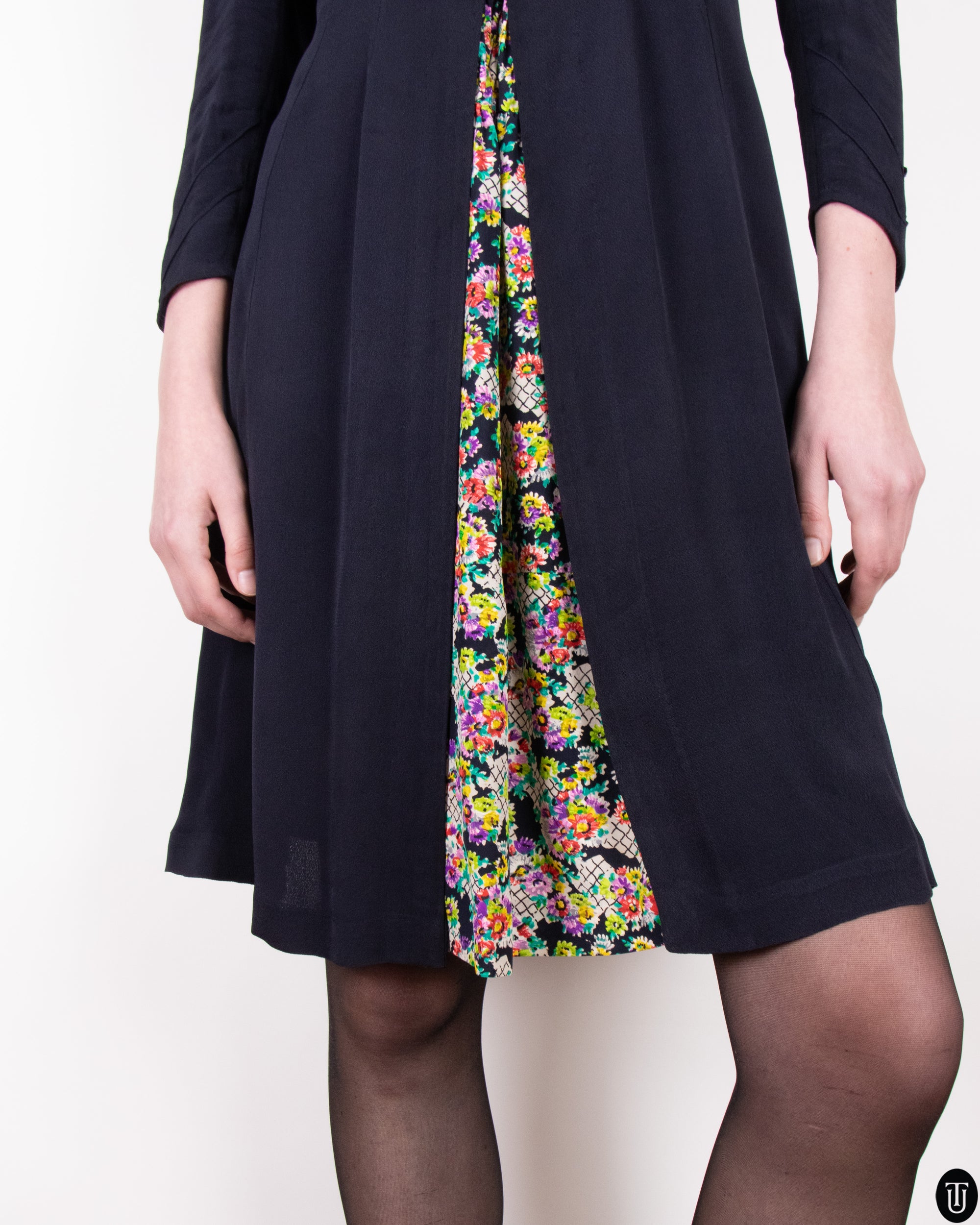 1930's Tromp L'oeil Dress XS