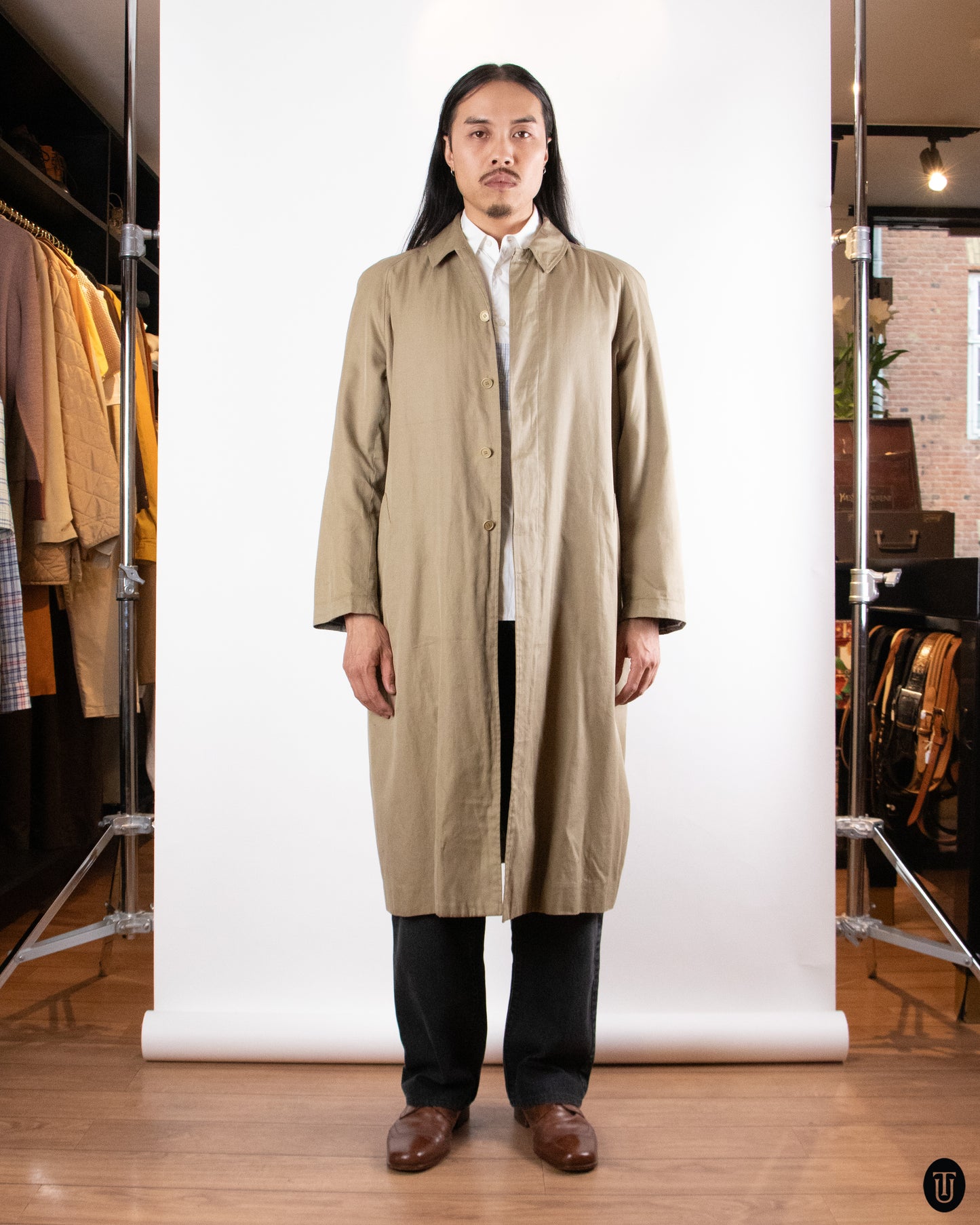 00's Yohji Yamamoto "Y's for Men" Cotton Trench Coat M