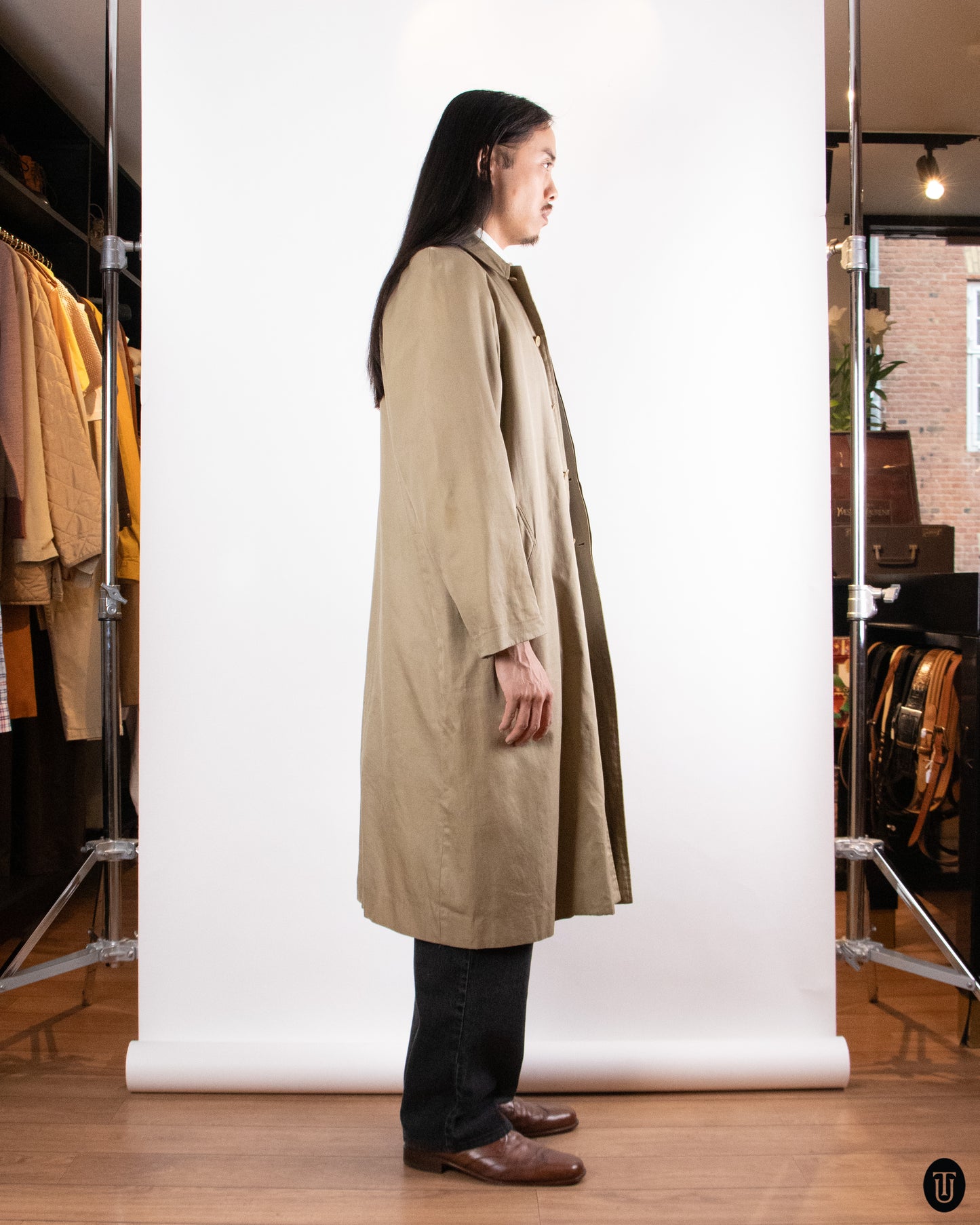 00's Yohji Yamamoto "Y's for Men" Cotton Trench Coat M