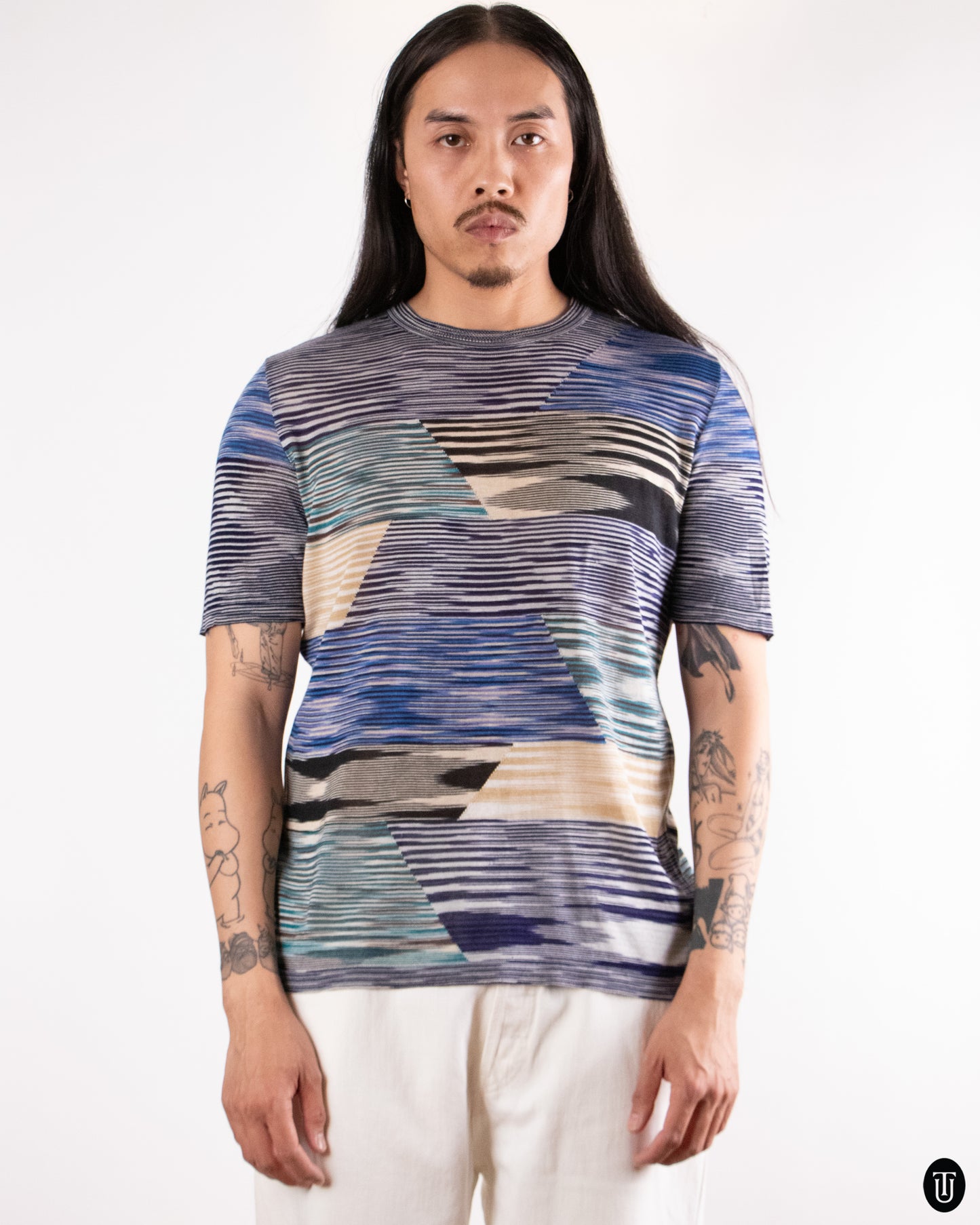 90's Missoni Knit Cotton "Collectable" T-shirt M