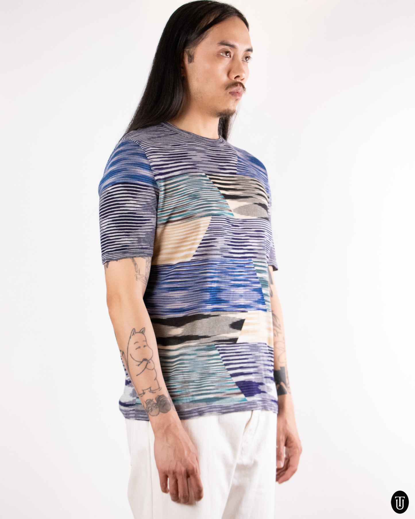 90's Missoni Knit Cotton "Collectable" T-shirt M