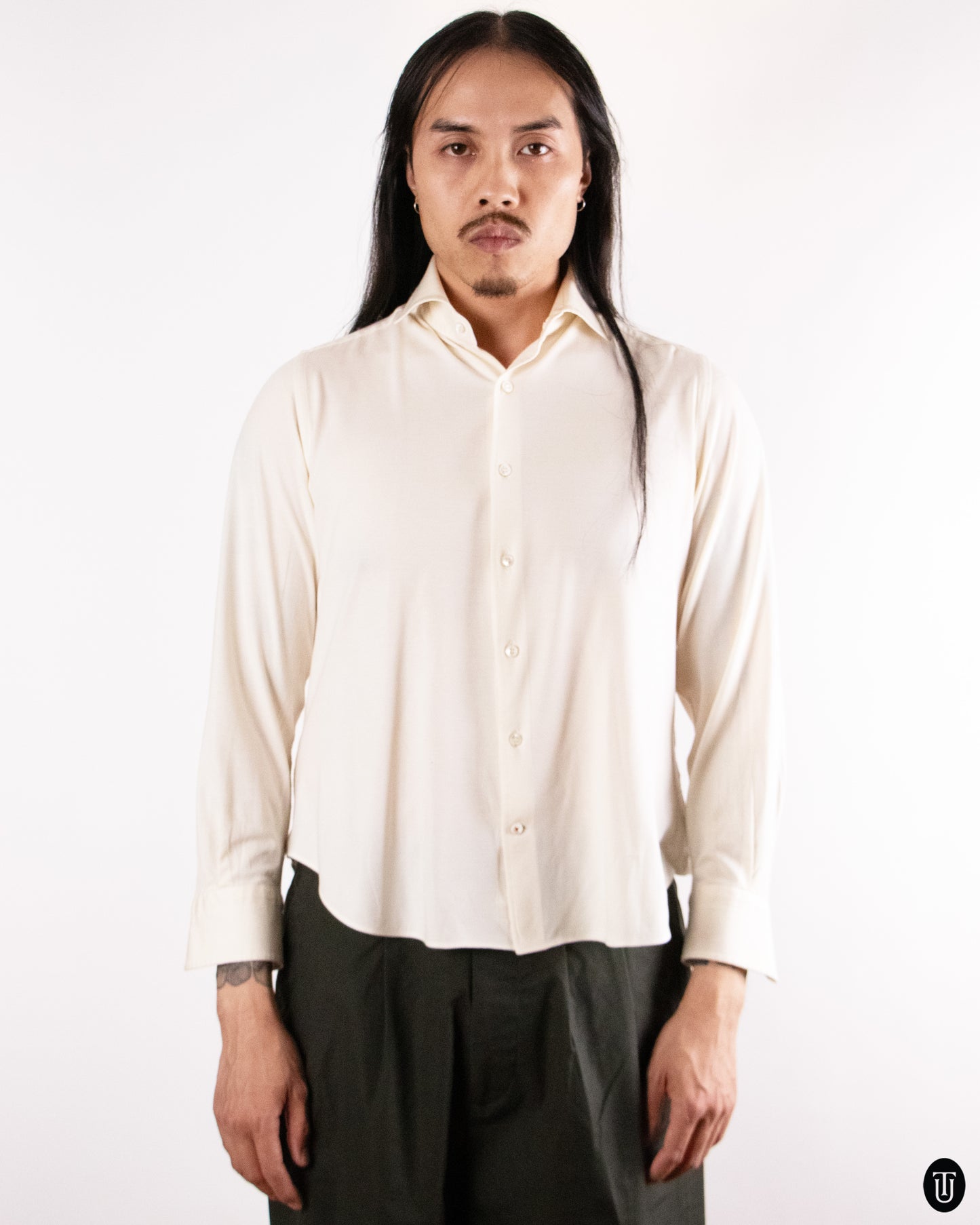 00's Loro Piana "The Gift of Kings" Virgin Wool Shirt S