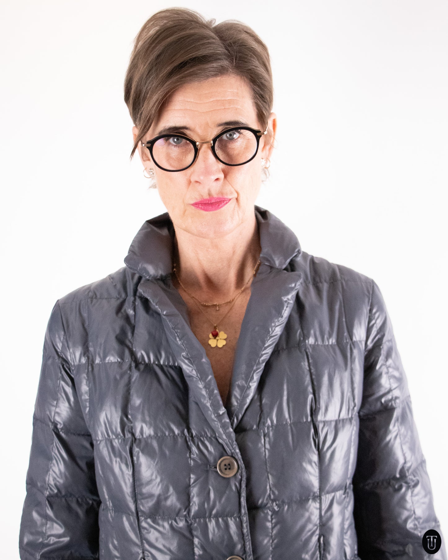 00's Aspesi Glossy Quilted Puffer Jacket L