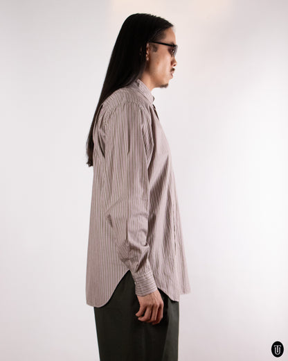 90's Giorgio Armani Striped Cotton Shirt M