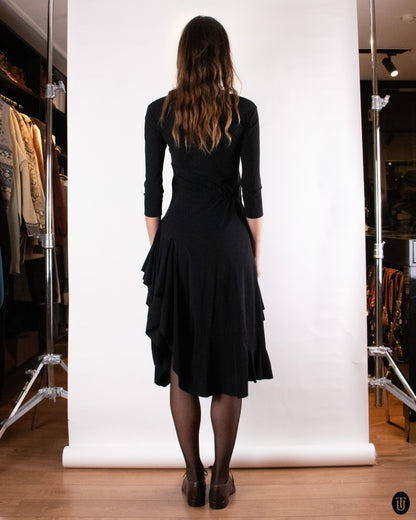 00's Marithé + François Girbaud Black Dress M