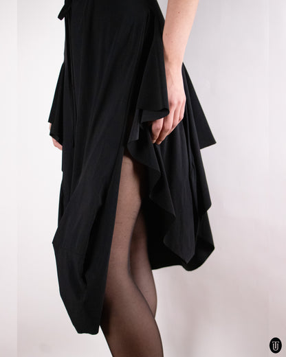 00's Marithé + François Girbaud Black Dress M