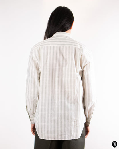 80's Giorgio Armani Srtiped Cotton Shirt L
