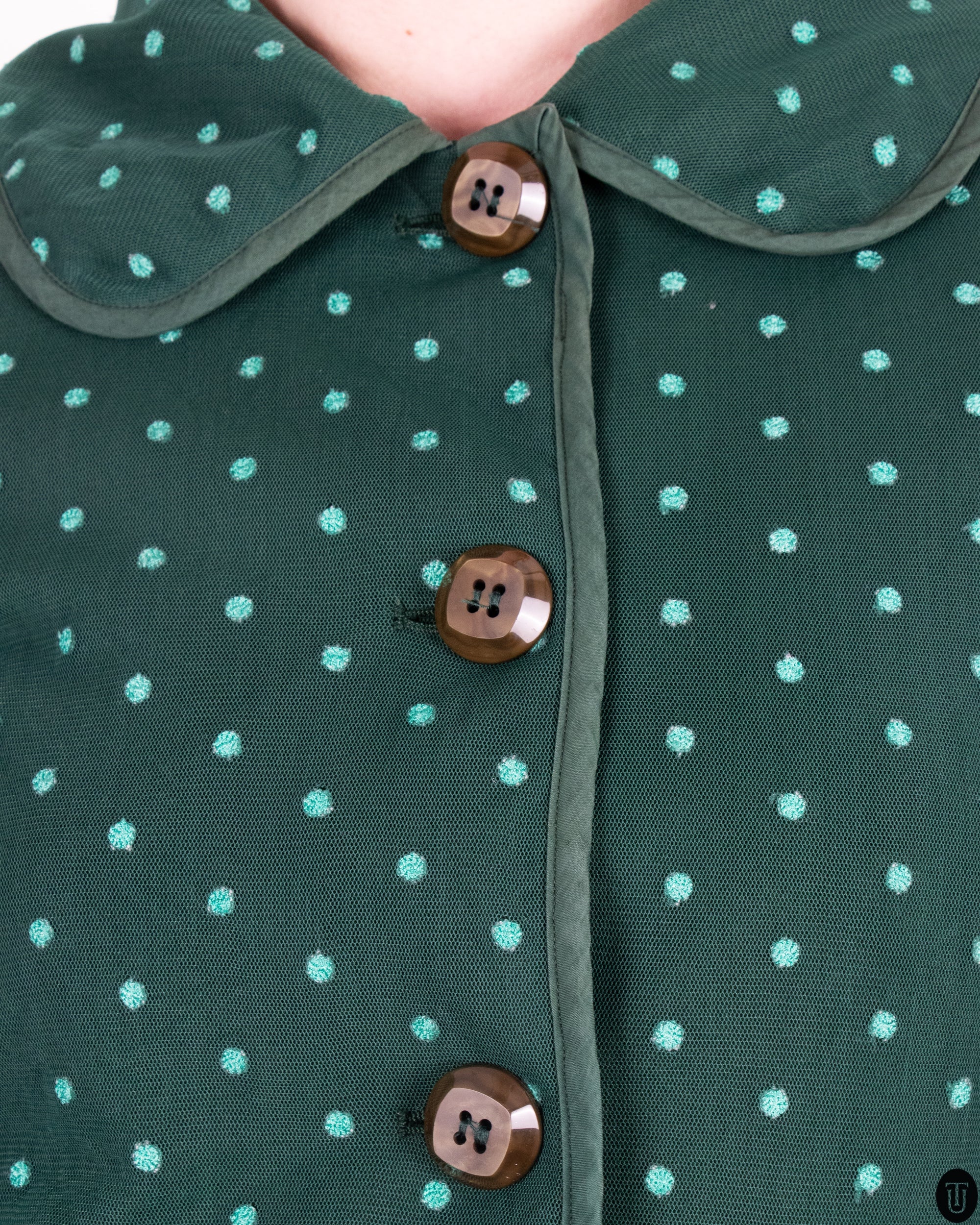 1990's Moschino Polka Dot Dress Suit M