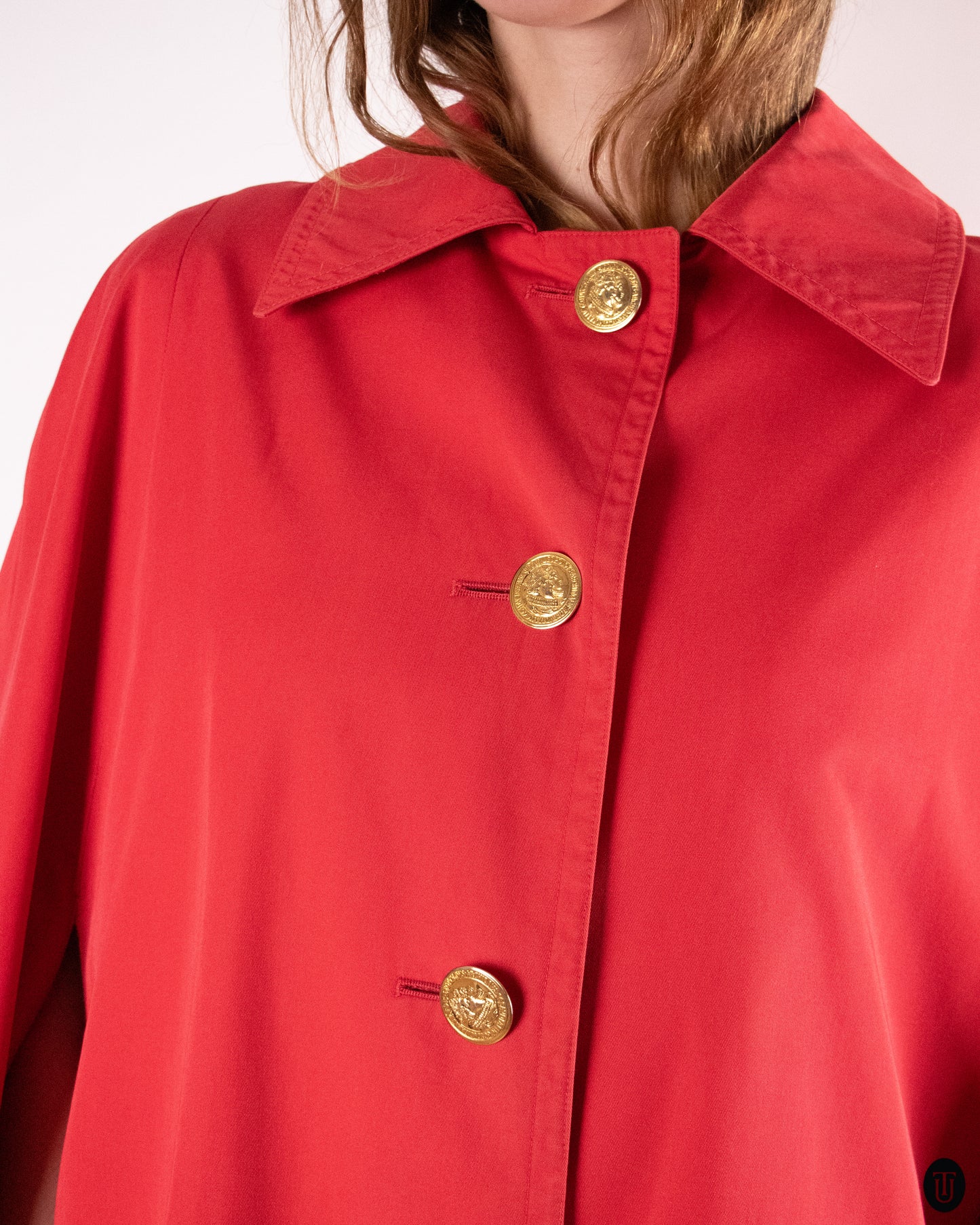 70's Acquascutum Red Cape M