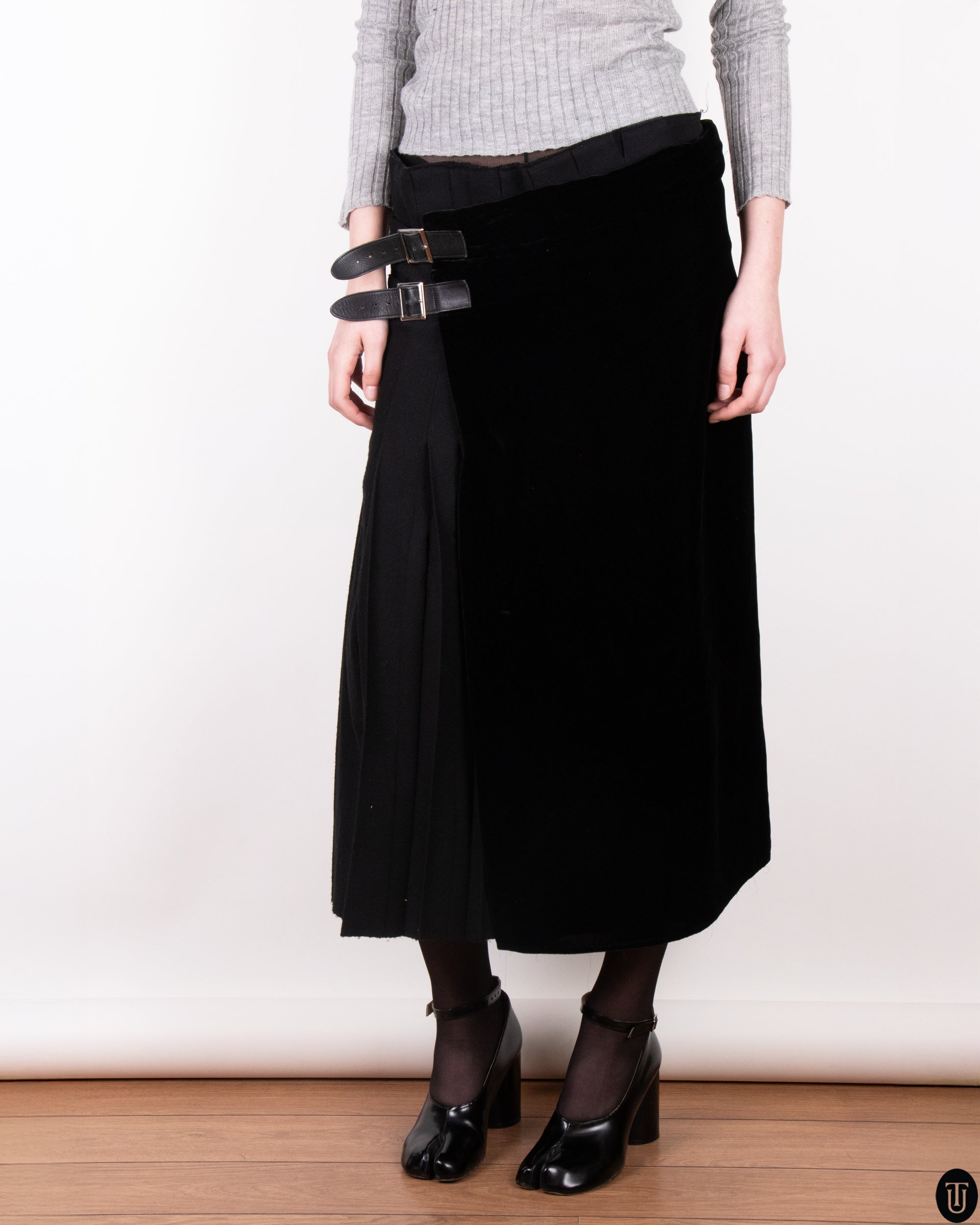 2000's Yohji Yamamoto Wool Wrap Kilt S