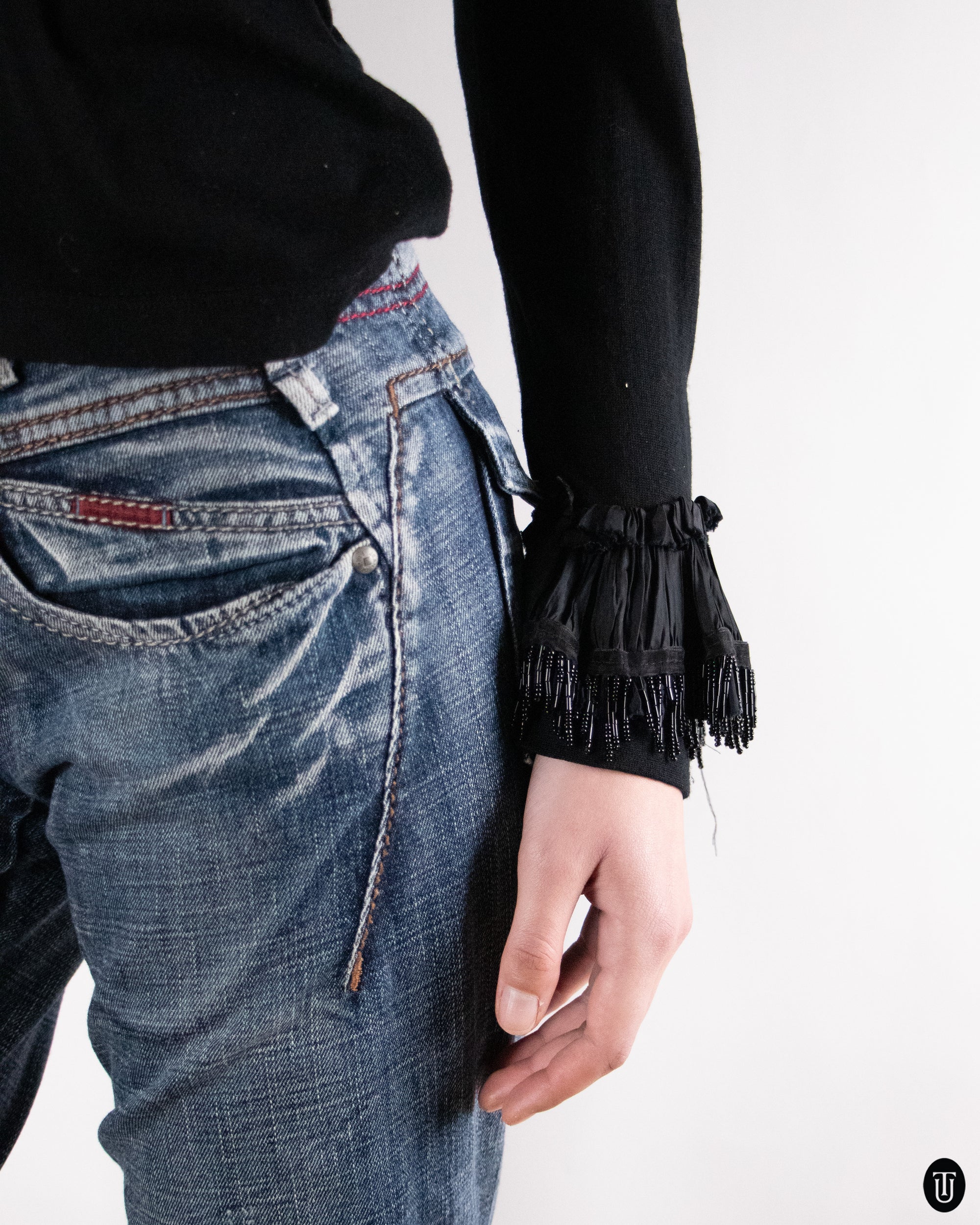 00's Comme des Garçons Wool Blouse S