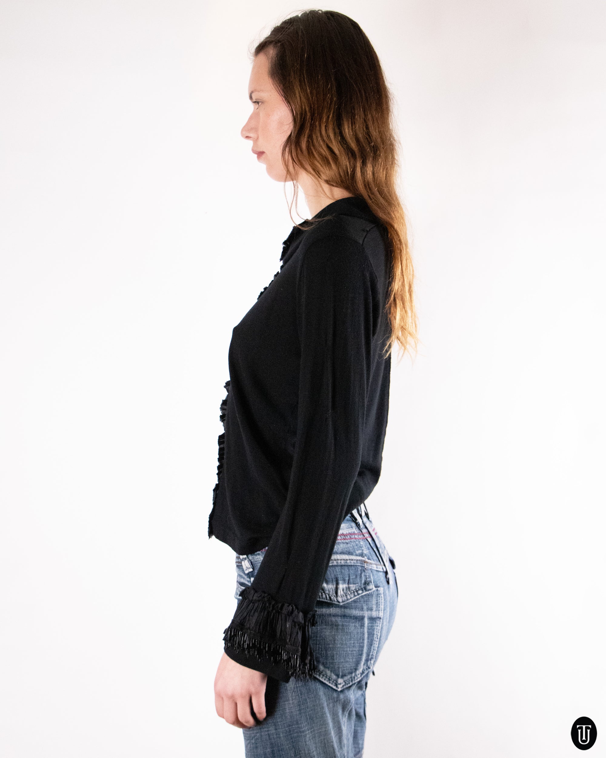 00's Comme des Garçons Wool Blouse S