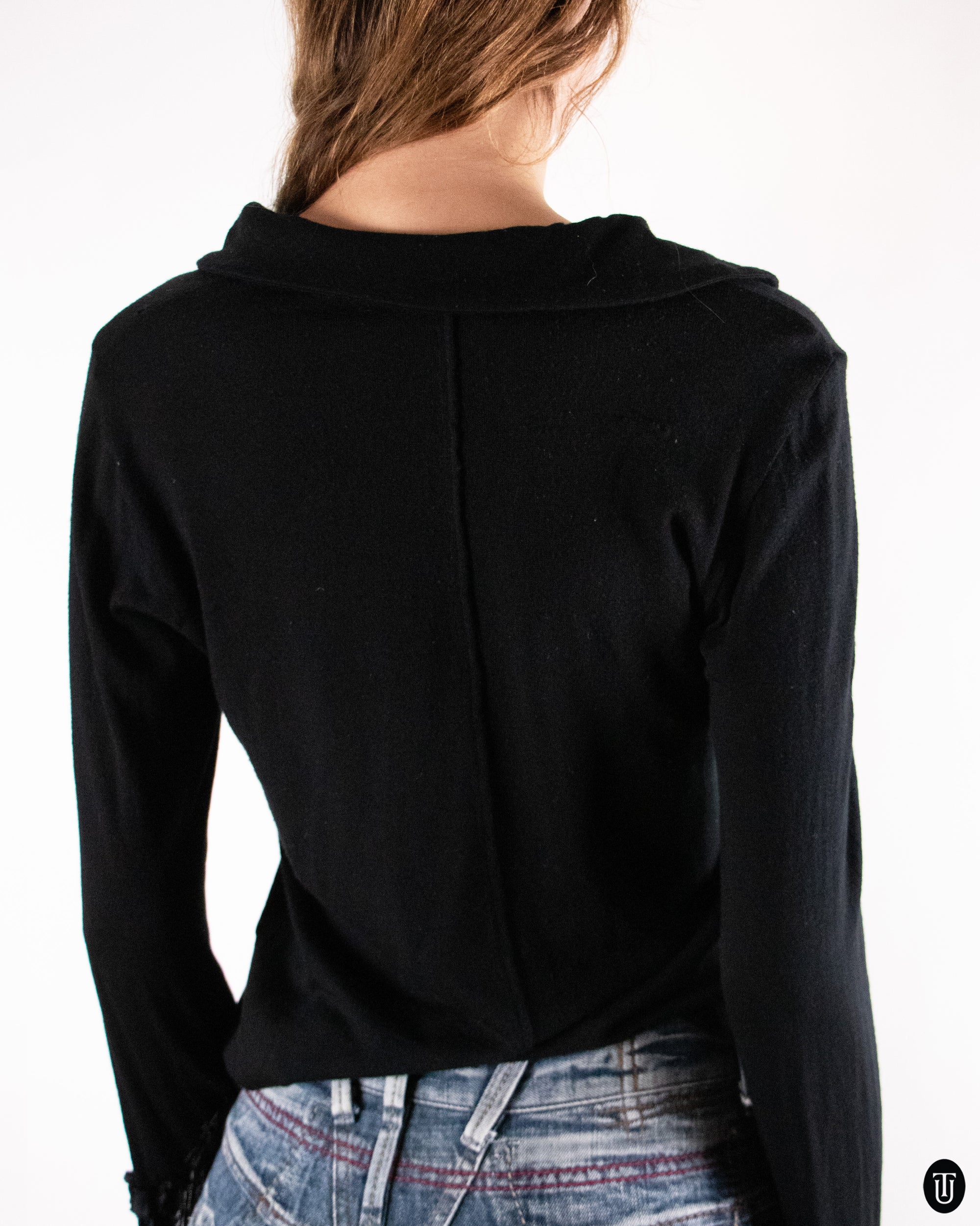 00's Comme des Garçons Wool Blouse S