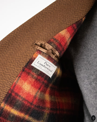 70's Acquascotum Wool Coat L