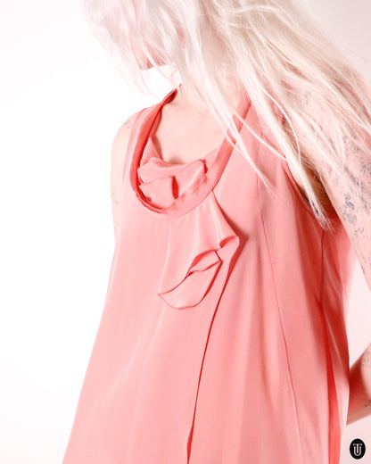 00's Miu Miu Silk Midi-Dress M
