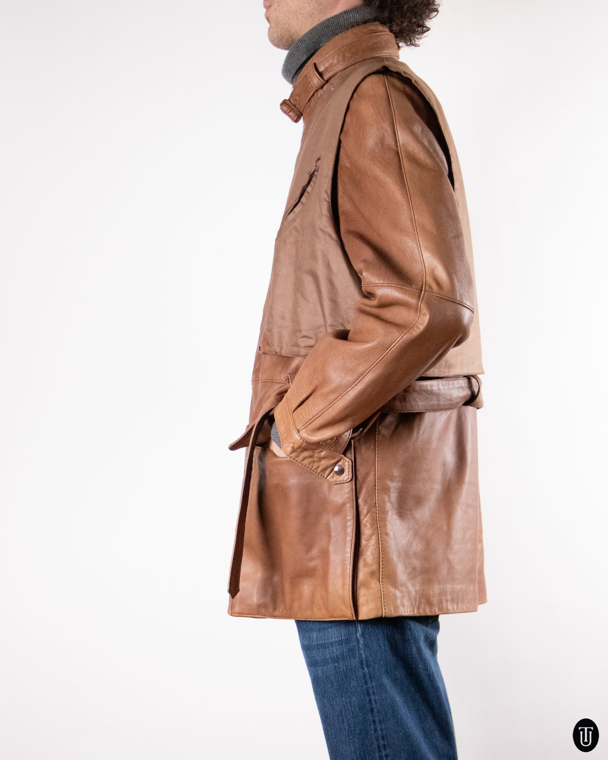 80's Cassandre Leather Jacket L