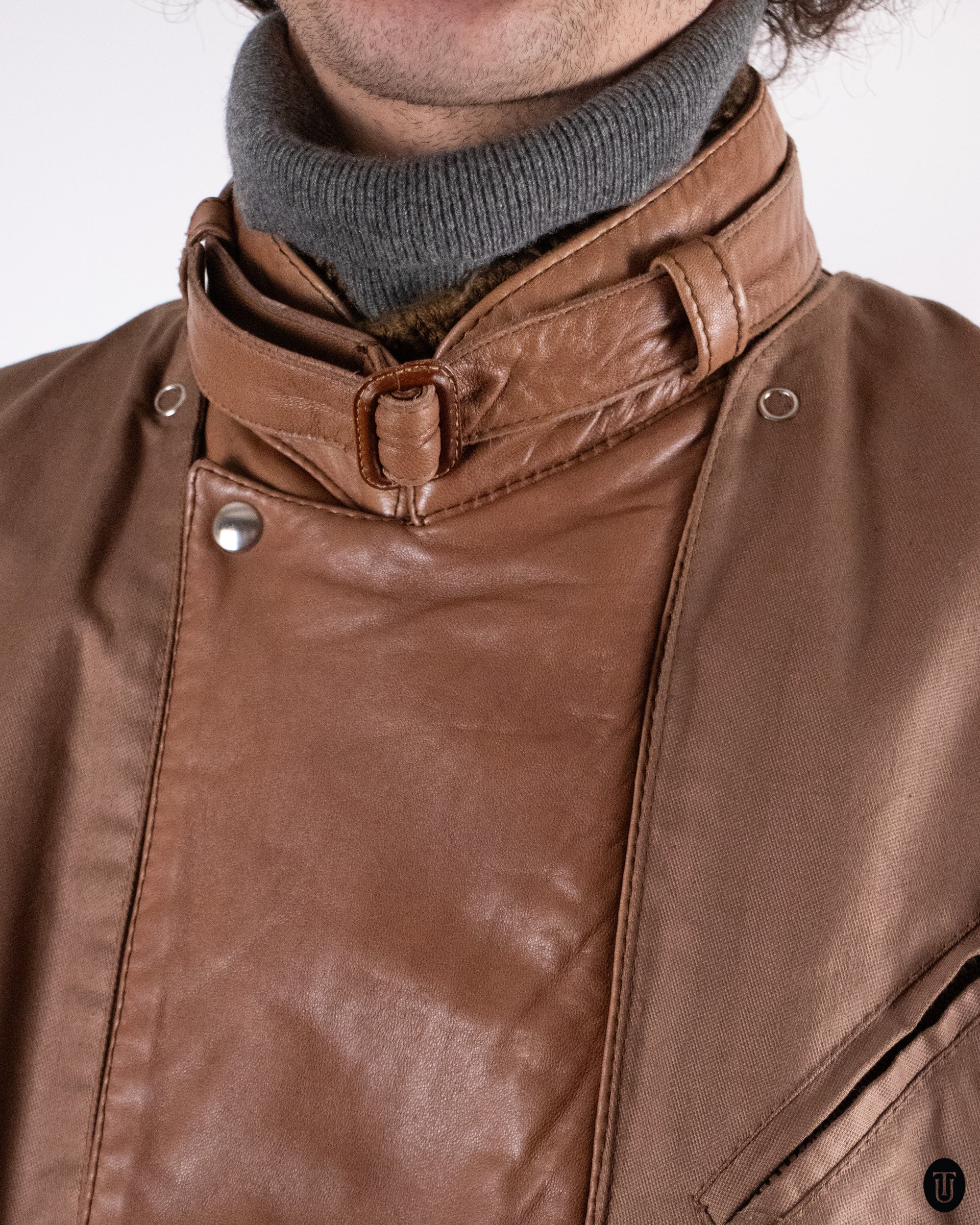 80's Cassandre Leather Jacket L