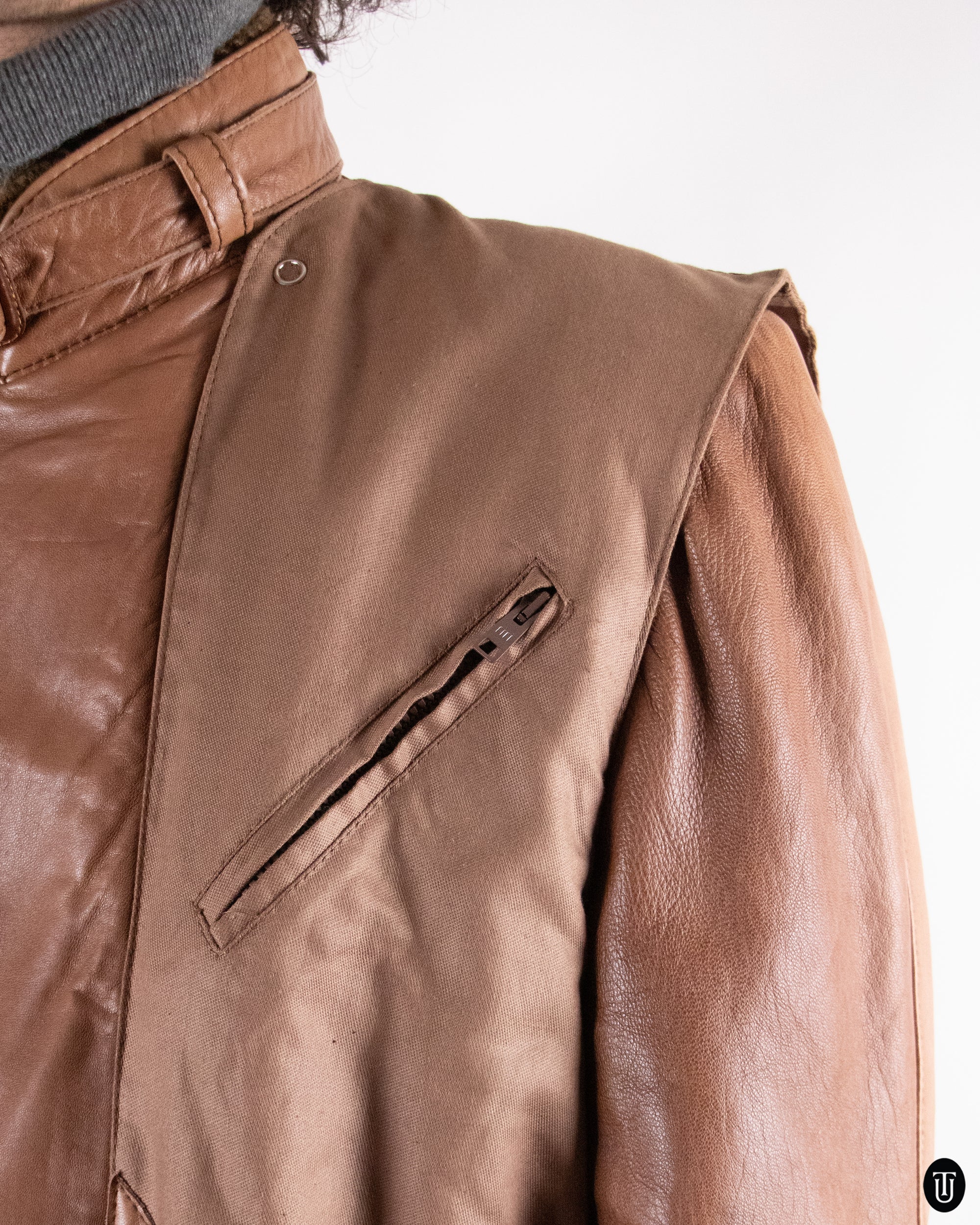 80's Cassandre Leather Jacket L