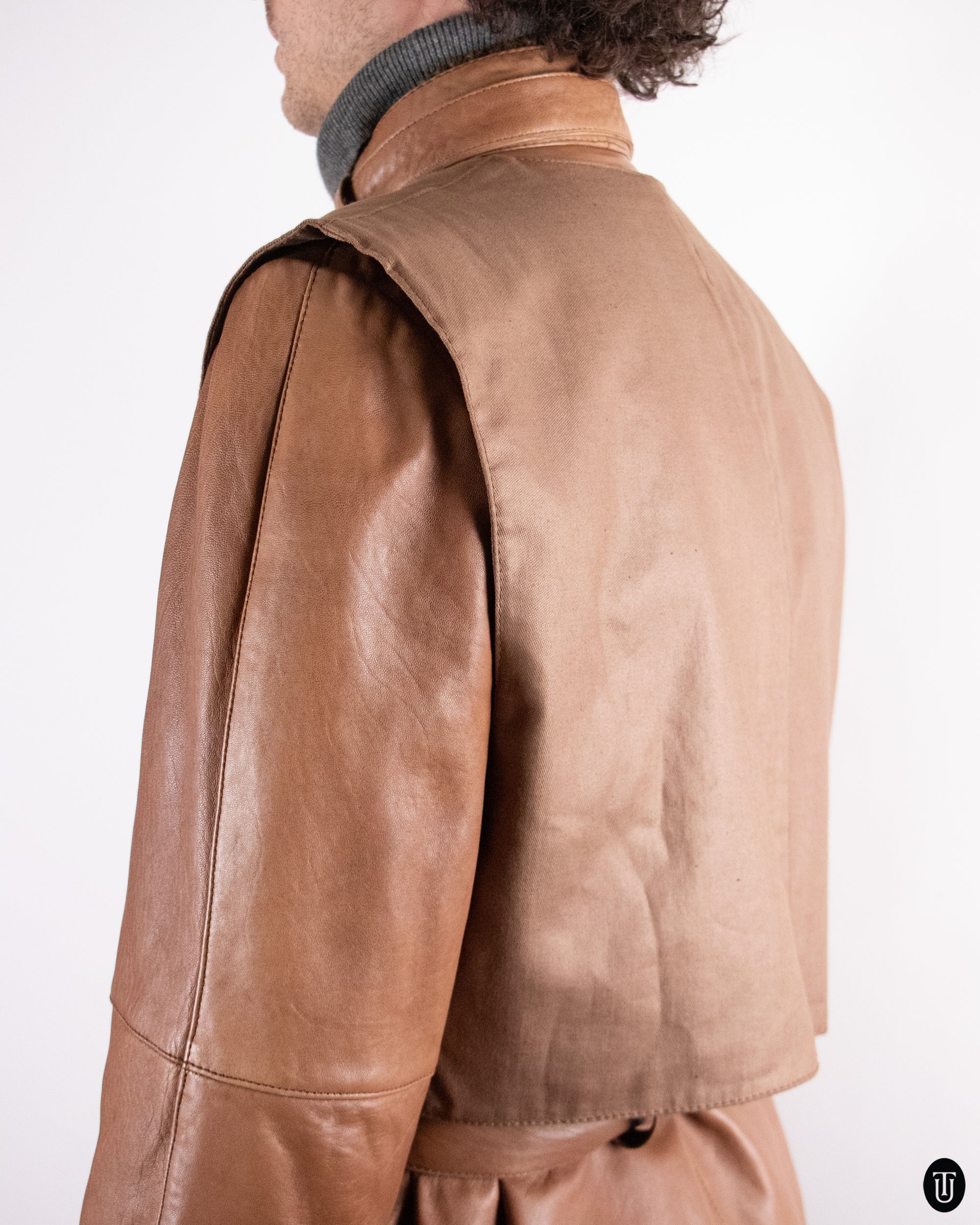 80's Cassandre Leather Jacket L