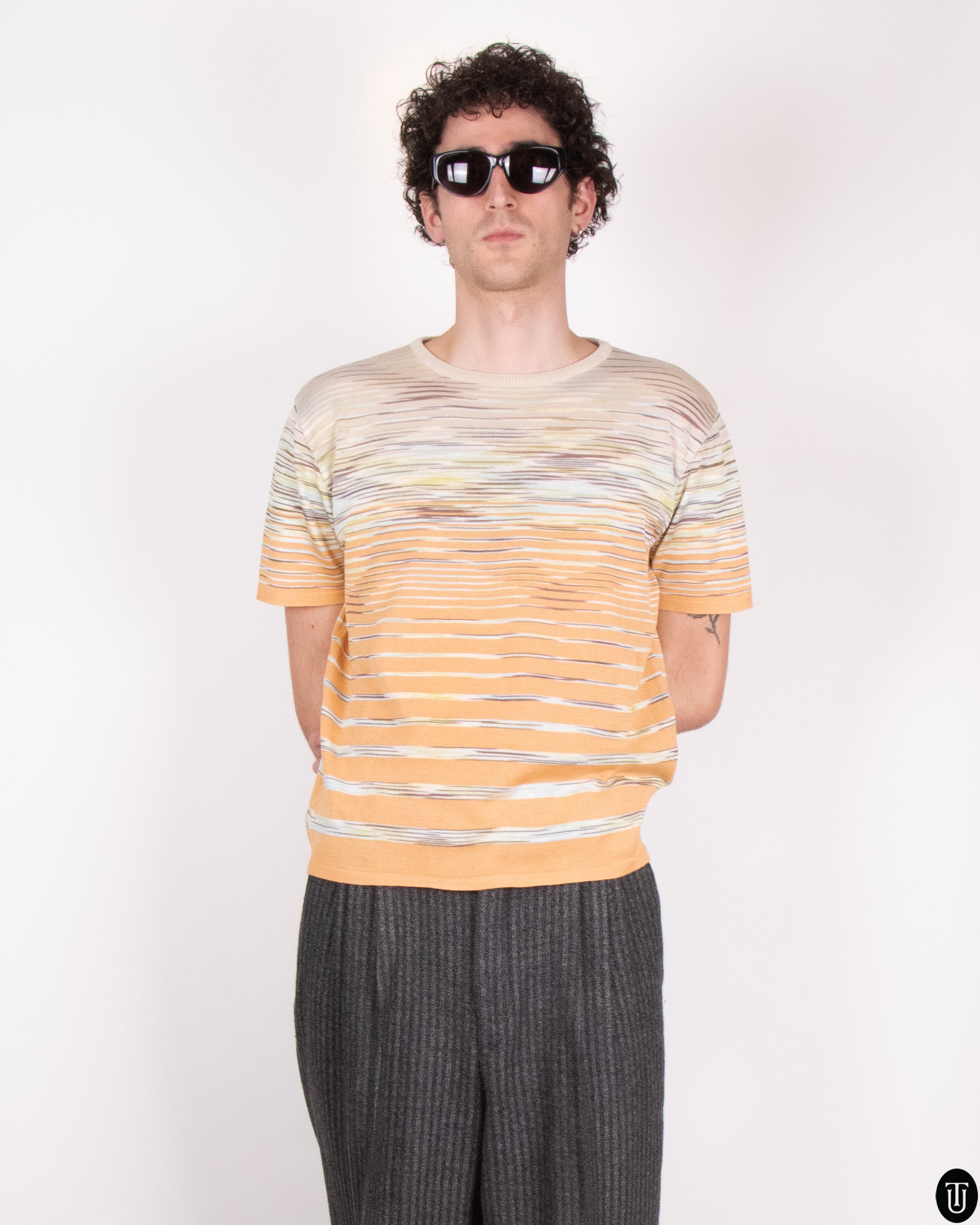 90's Missoni Knit T-Shirt M