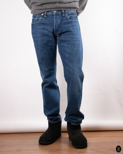 90's Double RL Jeans in Medium Wash M
