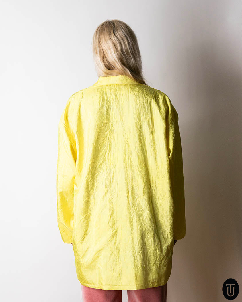 1980s Comme des Garcons Bright Yellow Jacket XL