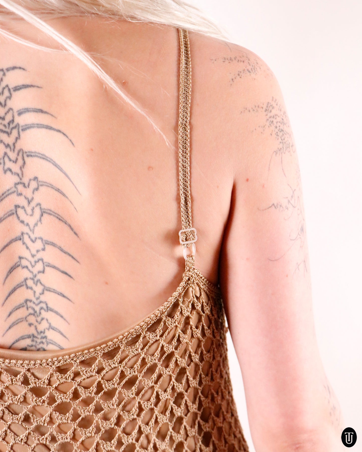90's Mesh Summer Midi Dress S